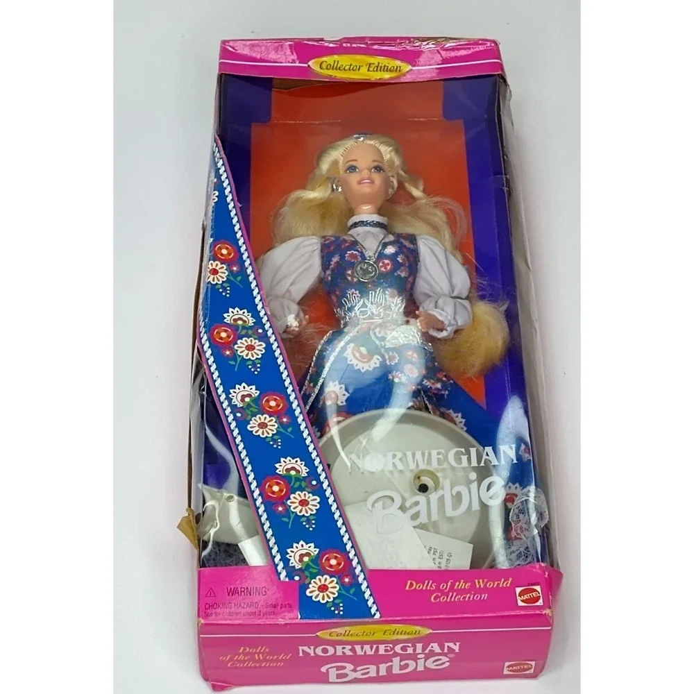 Barbie Norwegian‎ Dolls of World 1995 Mattel Vintage Some Changed B31.5GA1057